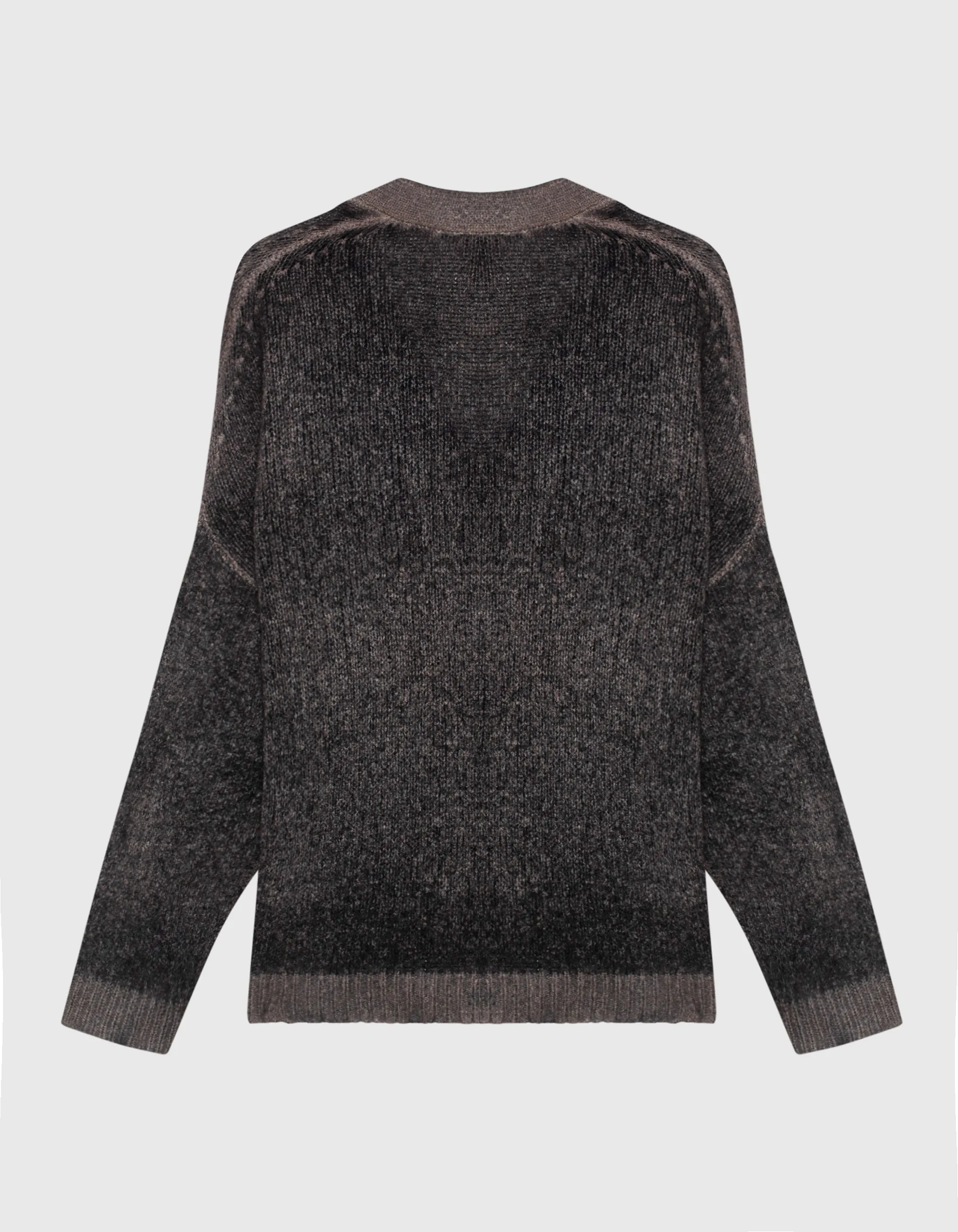 AVANT TOI Corto Rasato Grey // Cardigan aus Kaschmir-Mix