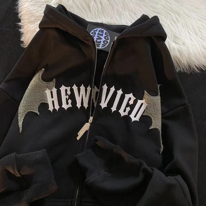 Bat Wing Teufelshorn Hoodies