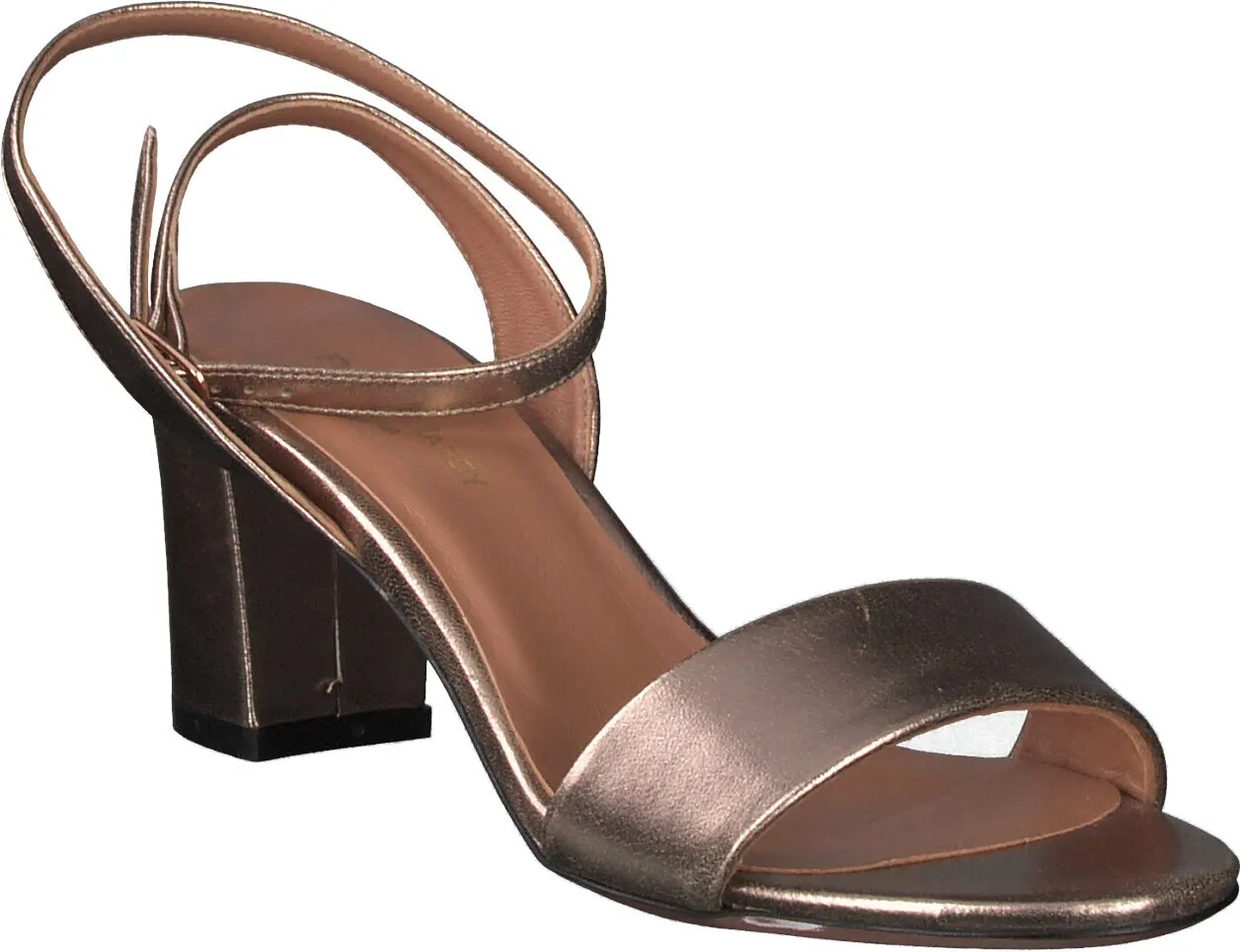 Damen-Sandalen aus Leder 185901603375 (Gold)
