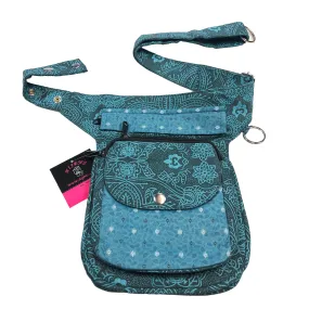 Gassi-Tasche Bauchtasche Canvas Petrol Hannover HS 838