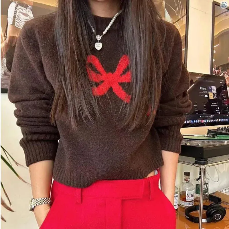 Heidi-Mode | Pullover Femme Aus Strick Mit Knotenmuster