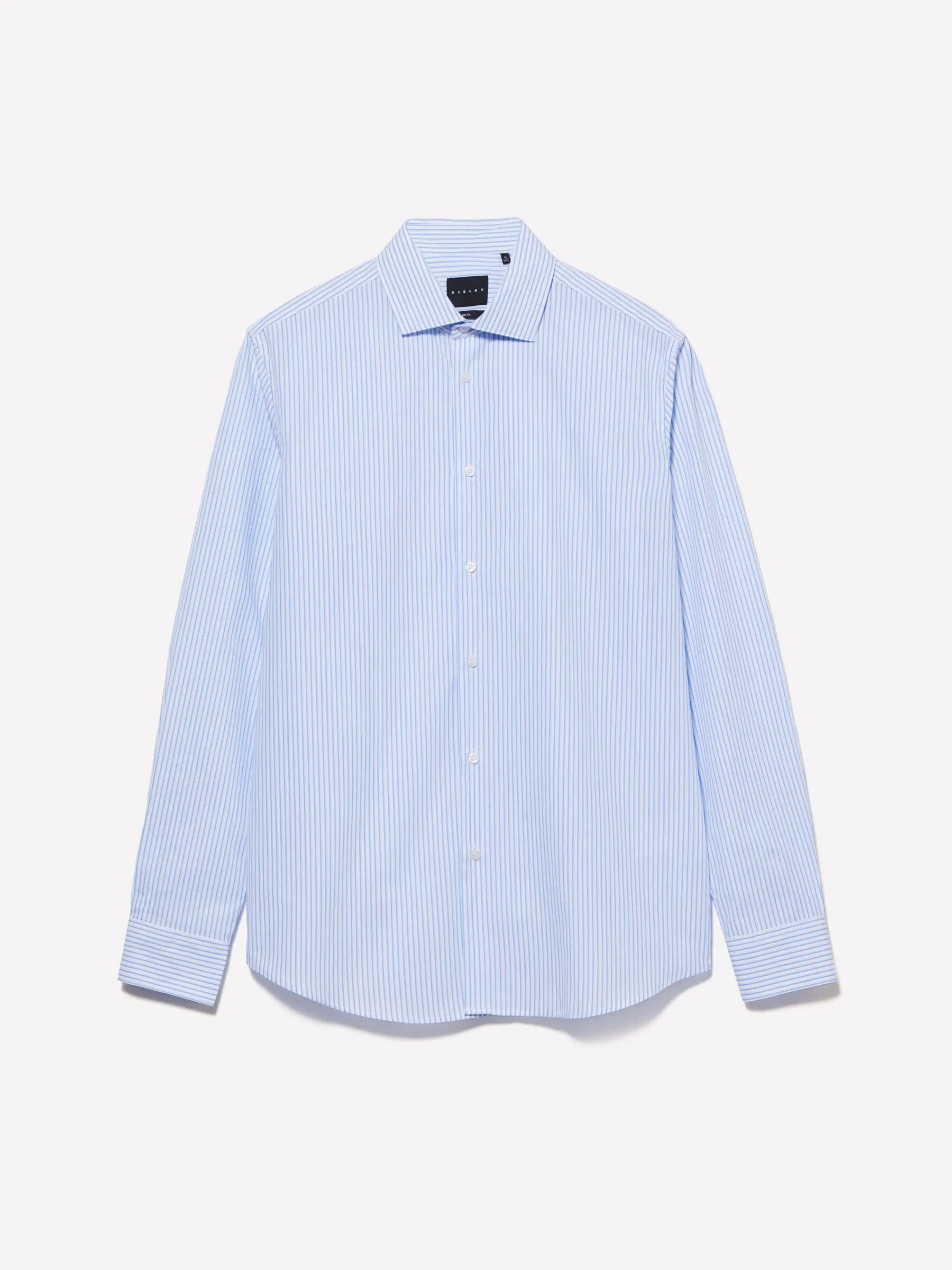 Hemd slim fit in Azurblau, Azurblau 
