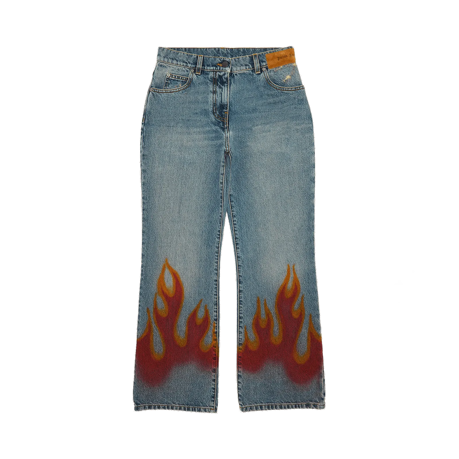 Jeans Palm Angels Burning Flared Jeans PWYA026F22DEN0014025