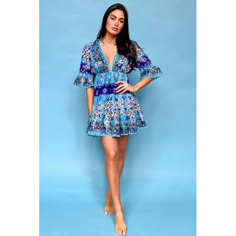 KLEID MAUI VON ANTICA SARTORIA "LEONI AL SOLE"
