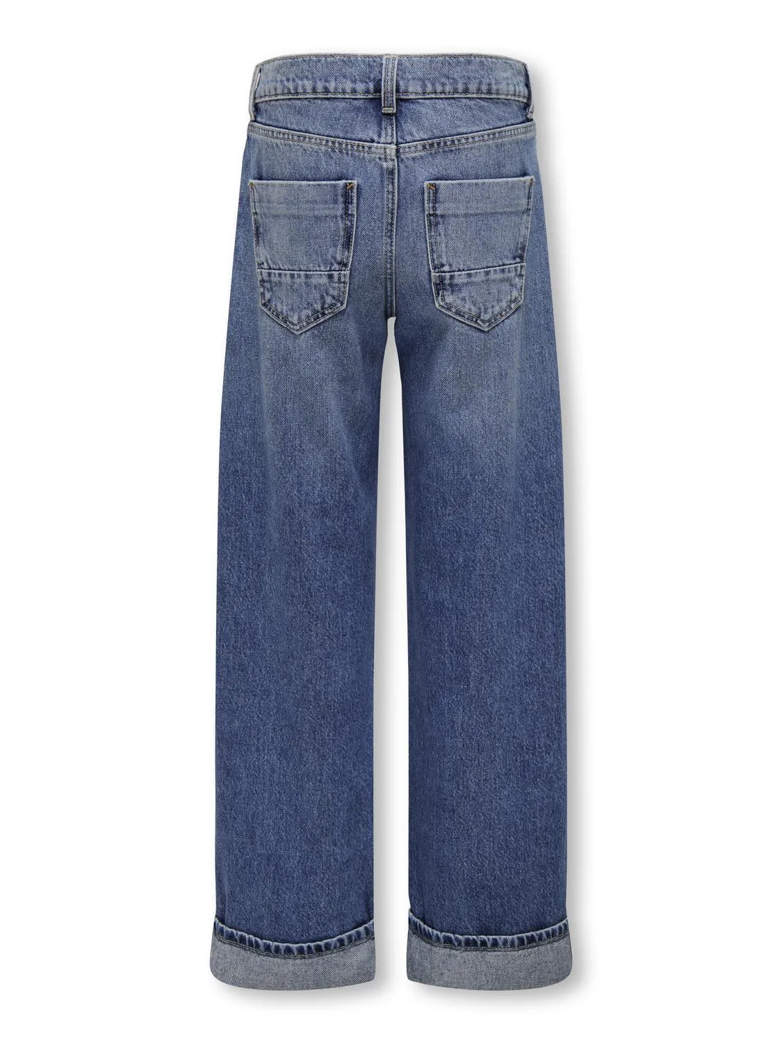 KOGHOPE LOOSE WIDE FOLD UP JEANS DNM CRO