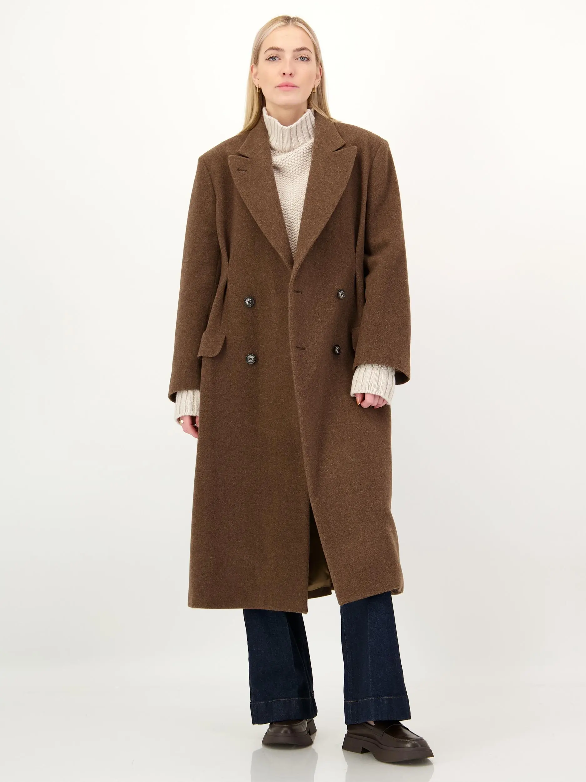 Kurzmantel 'Cindylong' | Braun_780 | 40 | cindylong/vk1638.1