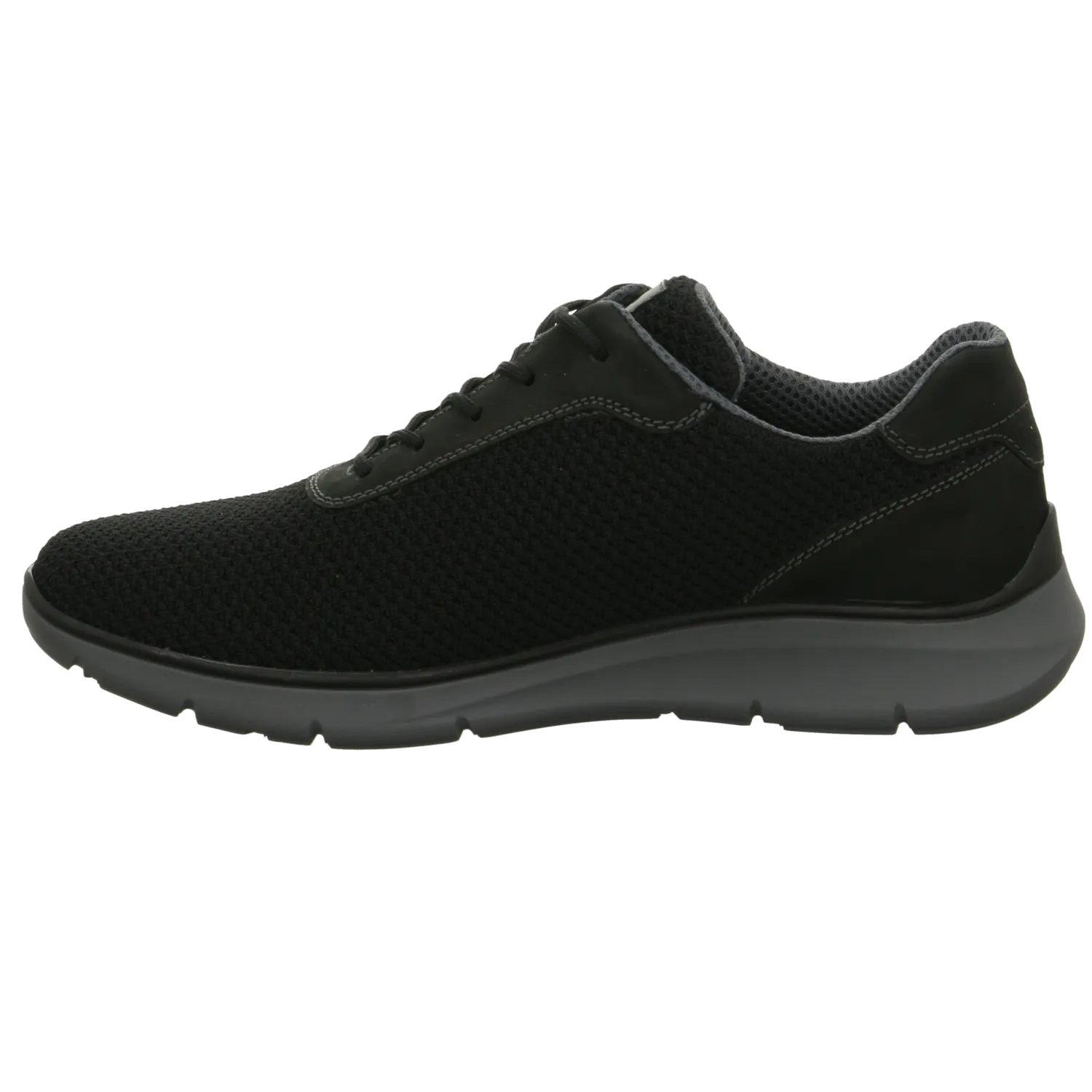 Lugina Schnürschuh sportiv schwarz