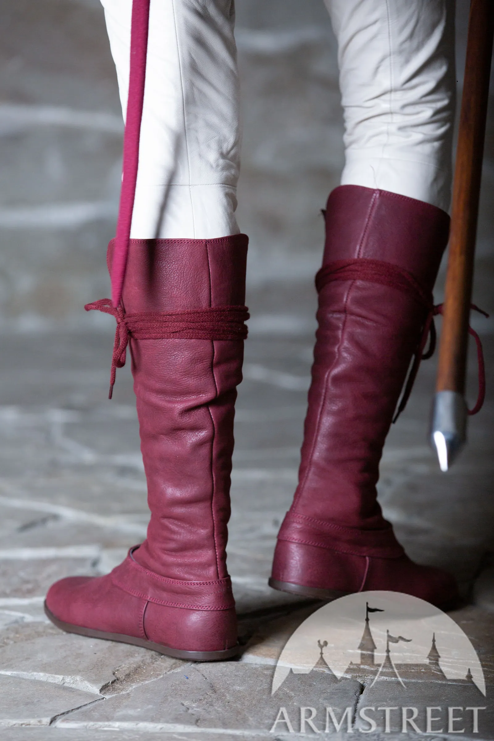 Mittelalterliche Fantasy Stiefel für Frauen „Zauberwald”