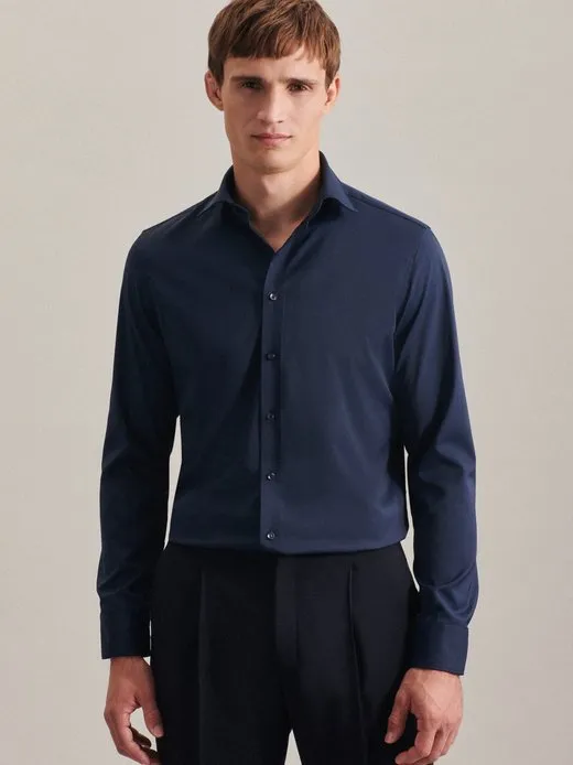 N.N. Performance-Hemd - Slim Langarm