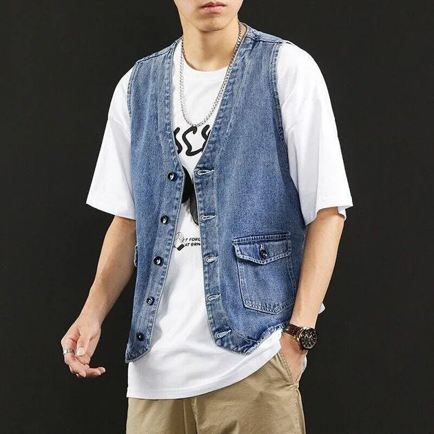 Noah - Denim-Weste