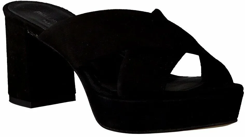 Pantoletten für Damen 183002646593 (Schwarz)