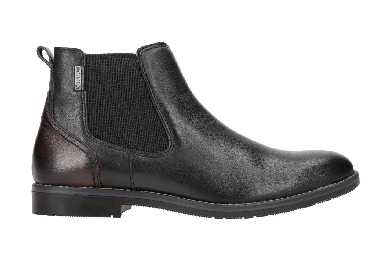 Pikolinos Leon Stiefel schwarz Chelsea-Boots M4V-8145C1