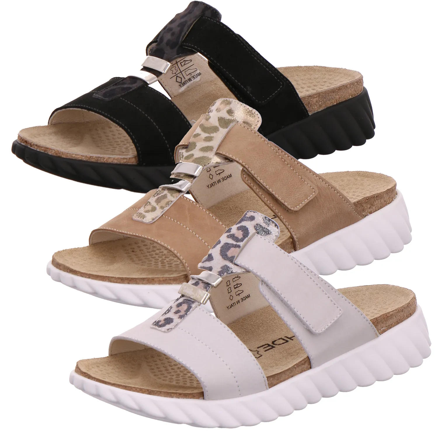 Rohde 5330 Lana Damen Pantoletten Clogs Leder