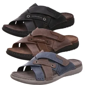 Rohde 5990 Rodero Herren Pantoletten Leder Clogs