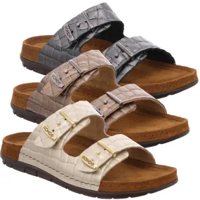 Rohde Damen Clogs Pantoletten Leder Rodigo-D 5863