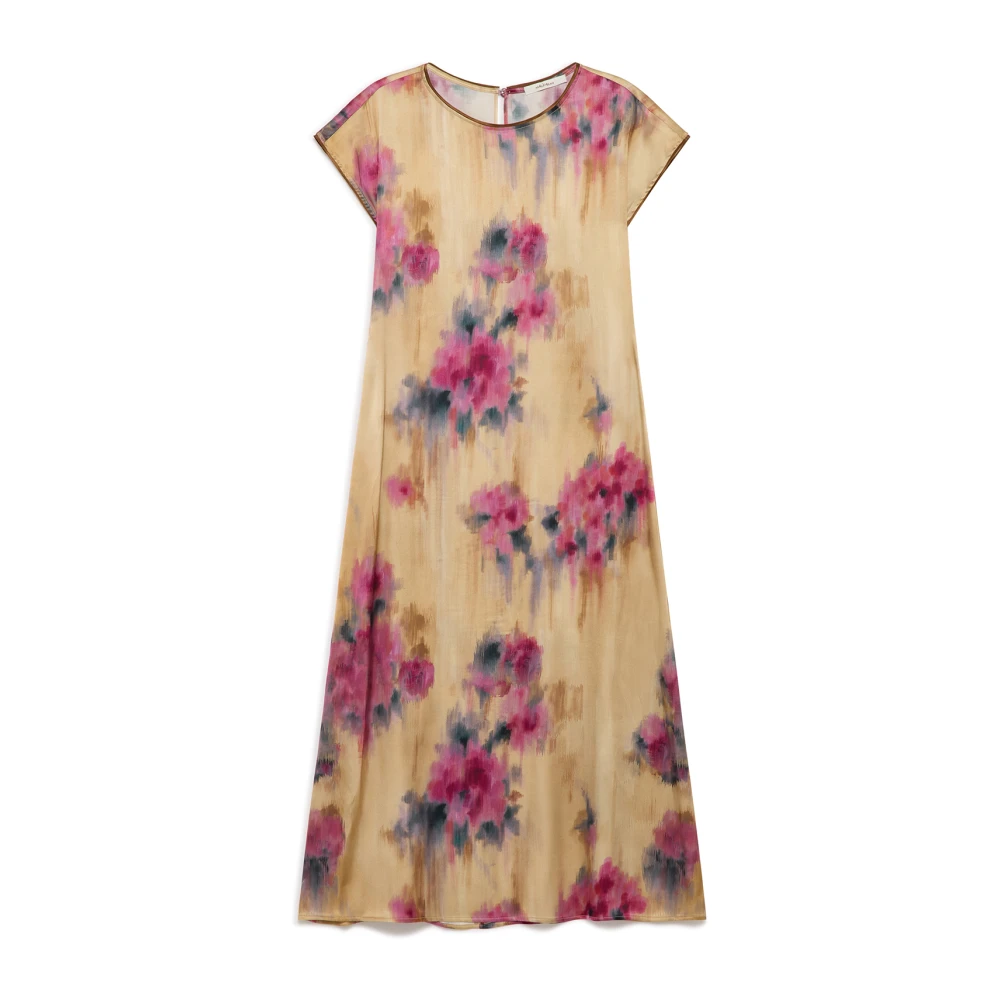 Seidiges Bouquet Ausgestelltes Kleid