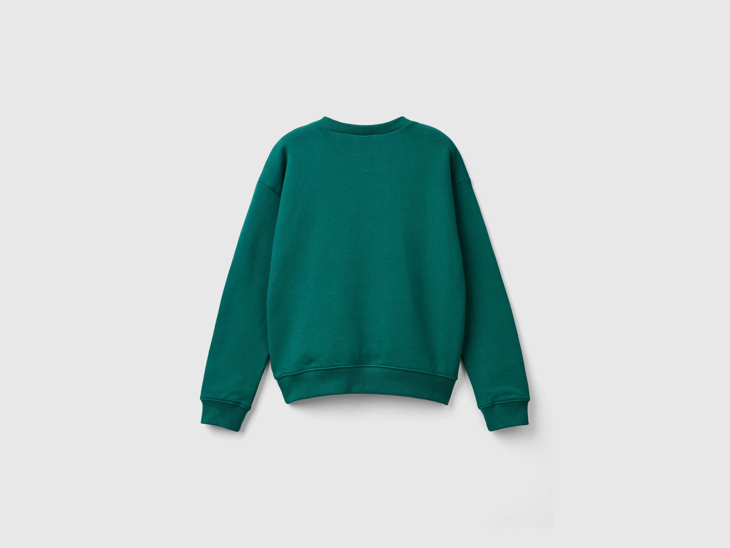 Sweater aus 100% Baumwolle mit Glitter-Logo