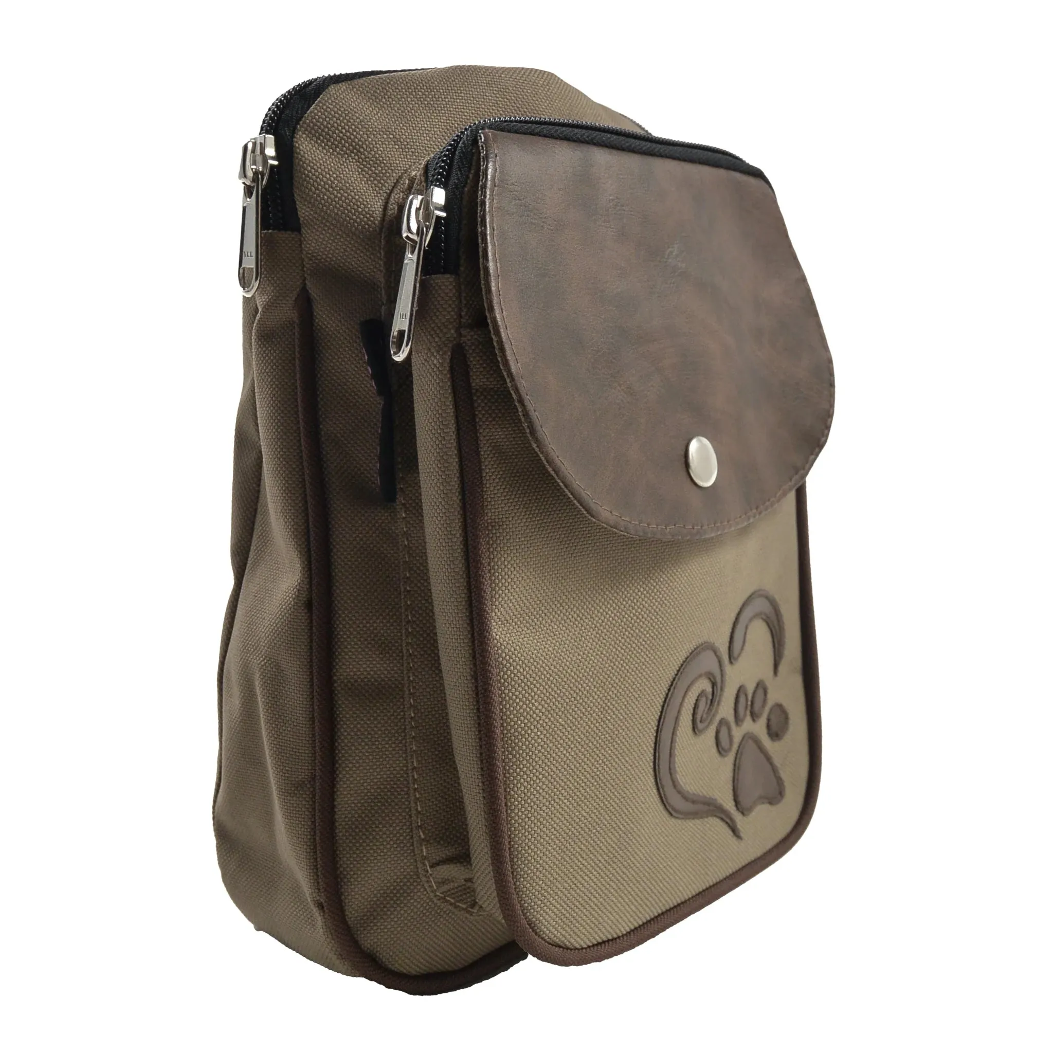 Wasserabeisende Beuteltasche Gassi-Tasche Hundepfote im Herz - Rostock 71015