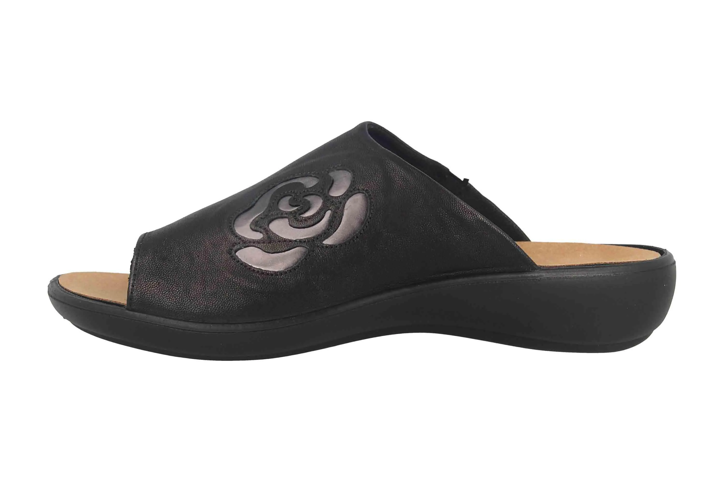 Westland Ibiza 117 Pantoletten in Übergrößen Schwarz 16717 210 101 große Damenschuhe